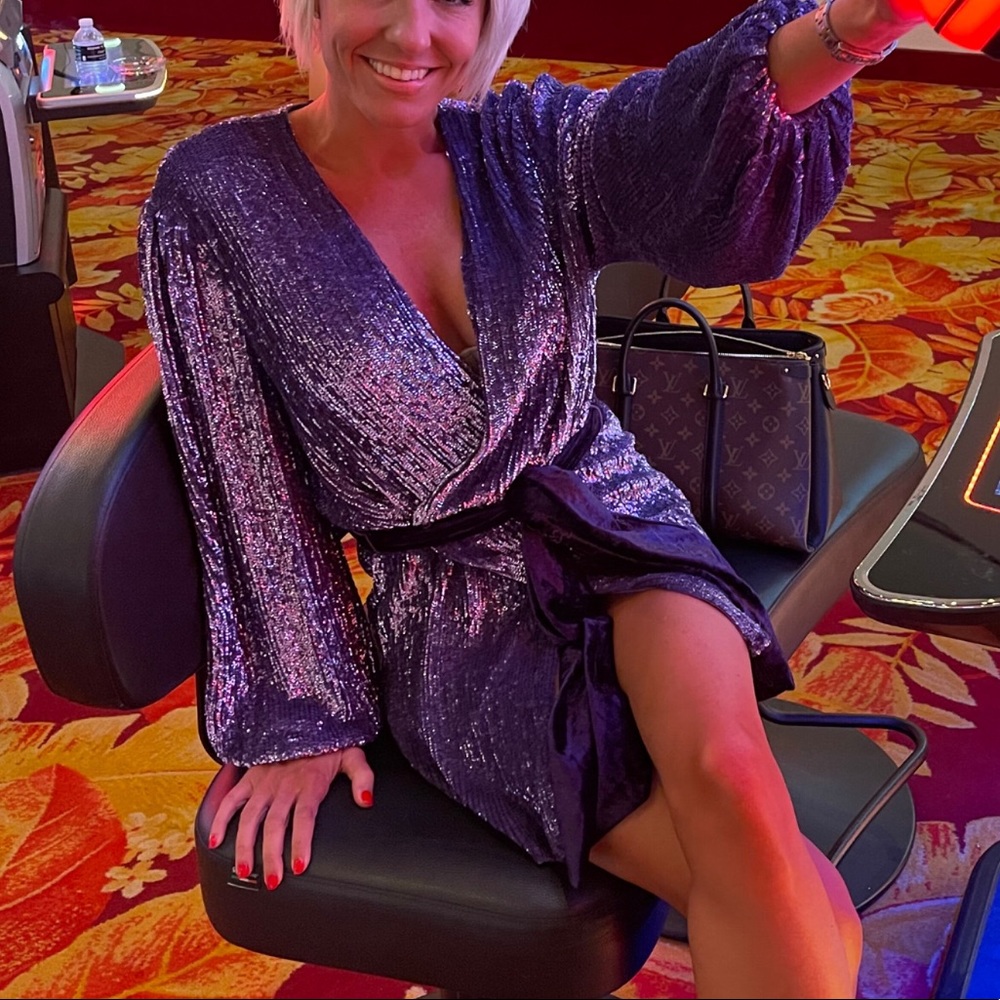 Retrofete Robe Sequin Dress
